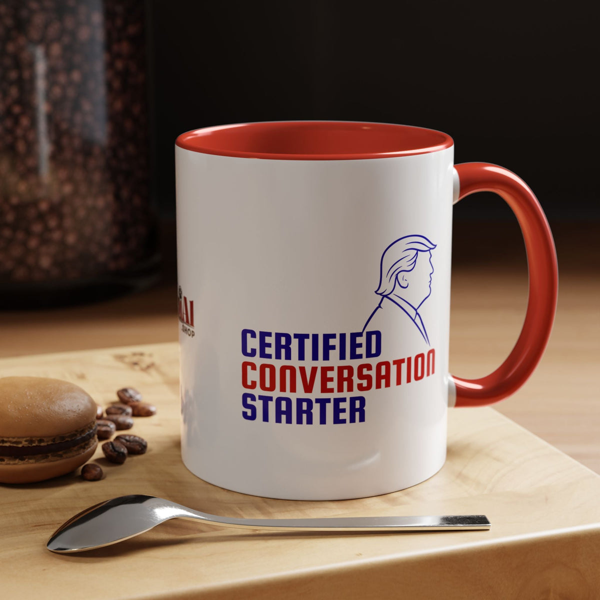 Certified Conversation Starter Mug | Political Parody Coffee Cup - Drinkware, Coffee Mugs - EpiAl's Shop