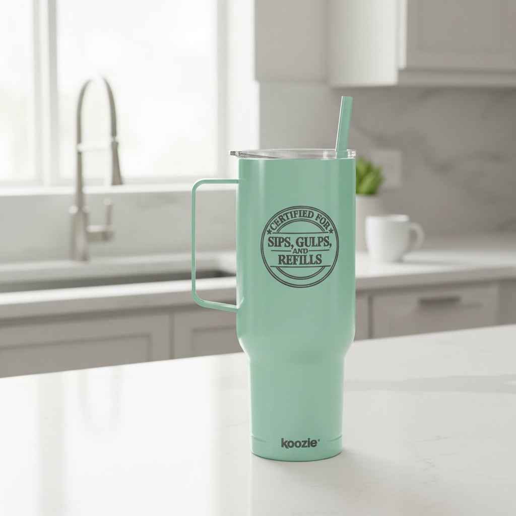 Certified for Sips, Gulps, and Refills 40oz Insulated Tumbler - Drinkware, Tumblers & Travel Mugs - EpiAl's Shop