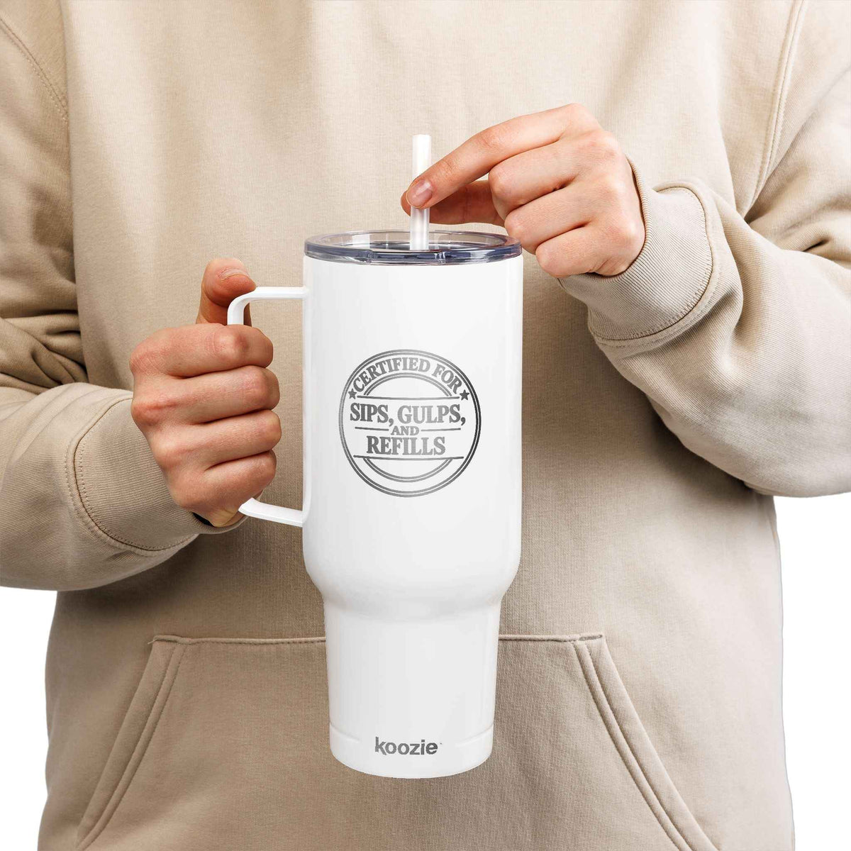 Certified for Sips, Gulps, and Refills 40oz Insulated Tumbler - Drinkware, Tumblers & Travel Mugs - EpiAl's Shop