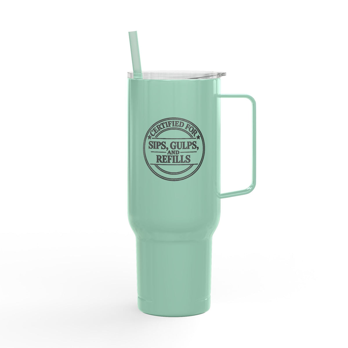 Certified for Sips, Gulps, and Refills 40oz Insulated Tumbler - Drinkware, Tumblers & Travel Mugs - EpiAl's Shop
