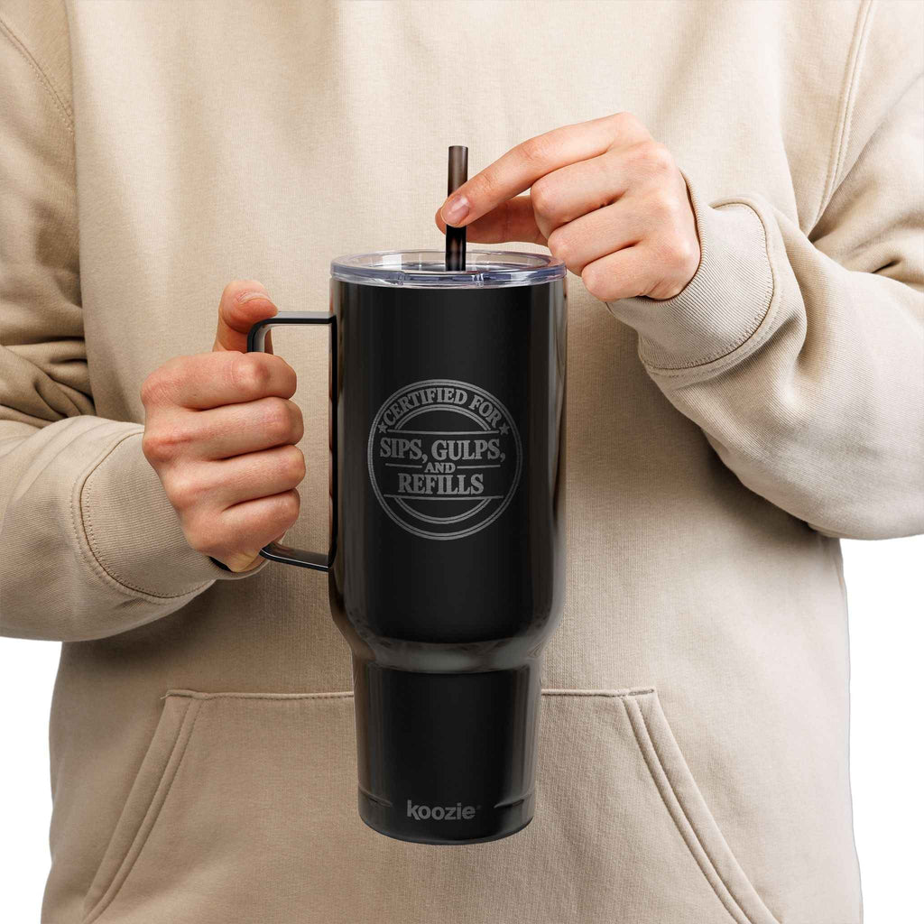 Certified for Sips, Gulps, and Refills 40oz Insulated Tumbler - Drinkware, Tumblers & Travel Mugs - EpiAl's Shop