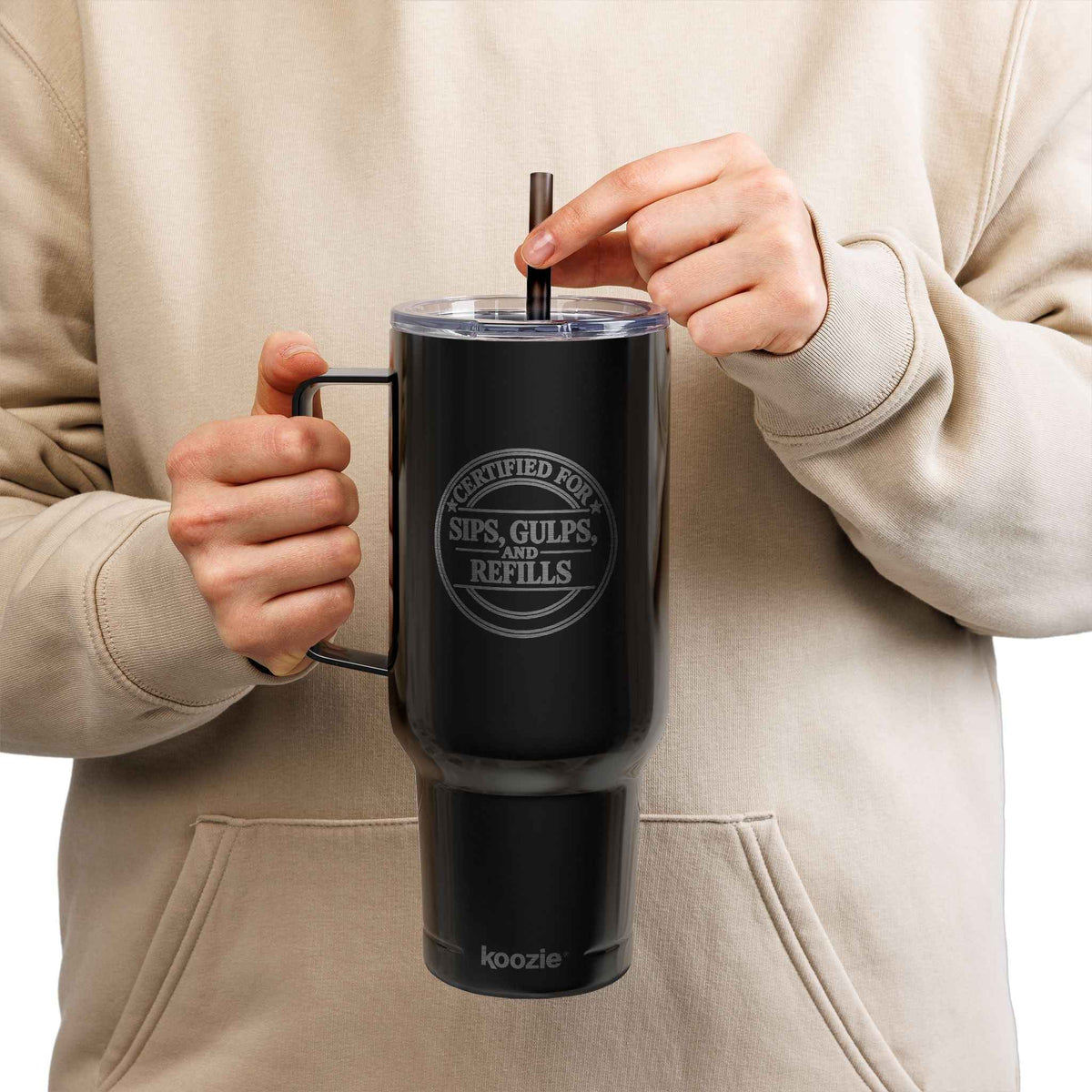 Certified for Sips, Gulps, and Refills 40oz Insulated Tumbler - Drinkware, Tumblers & Travel Mugs - EpiAl's Shop