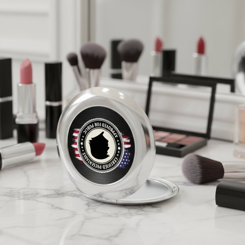 Certified Presentable Compact Mirror | Political Parody Pocket Mirror - Beauty Accessories, Mirror - EpiAl's Shop