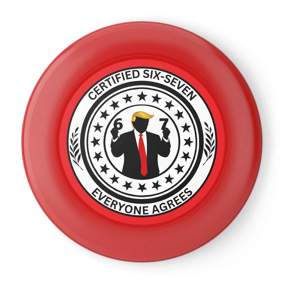 Certified Six-Seven Flying Disc – Political Parody Frisbee - Toys & Games, Flying Disc - EpiAl's Shop