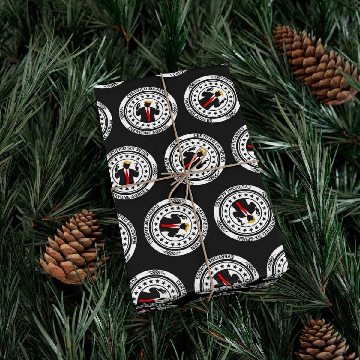 Certified Six-Seven Gift Wrap Paper (Political Parody) - Gift Wrap, Paper - EpiAl's Shop