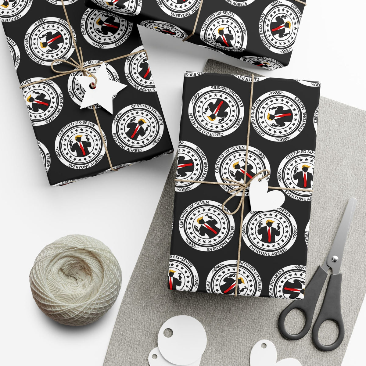 Certified Six-Seven Gift Wrap Paper (Political Parody) - Gift Wrap, Paper - EpiAl's Shop