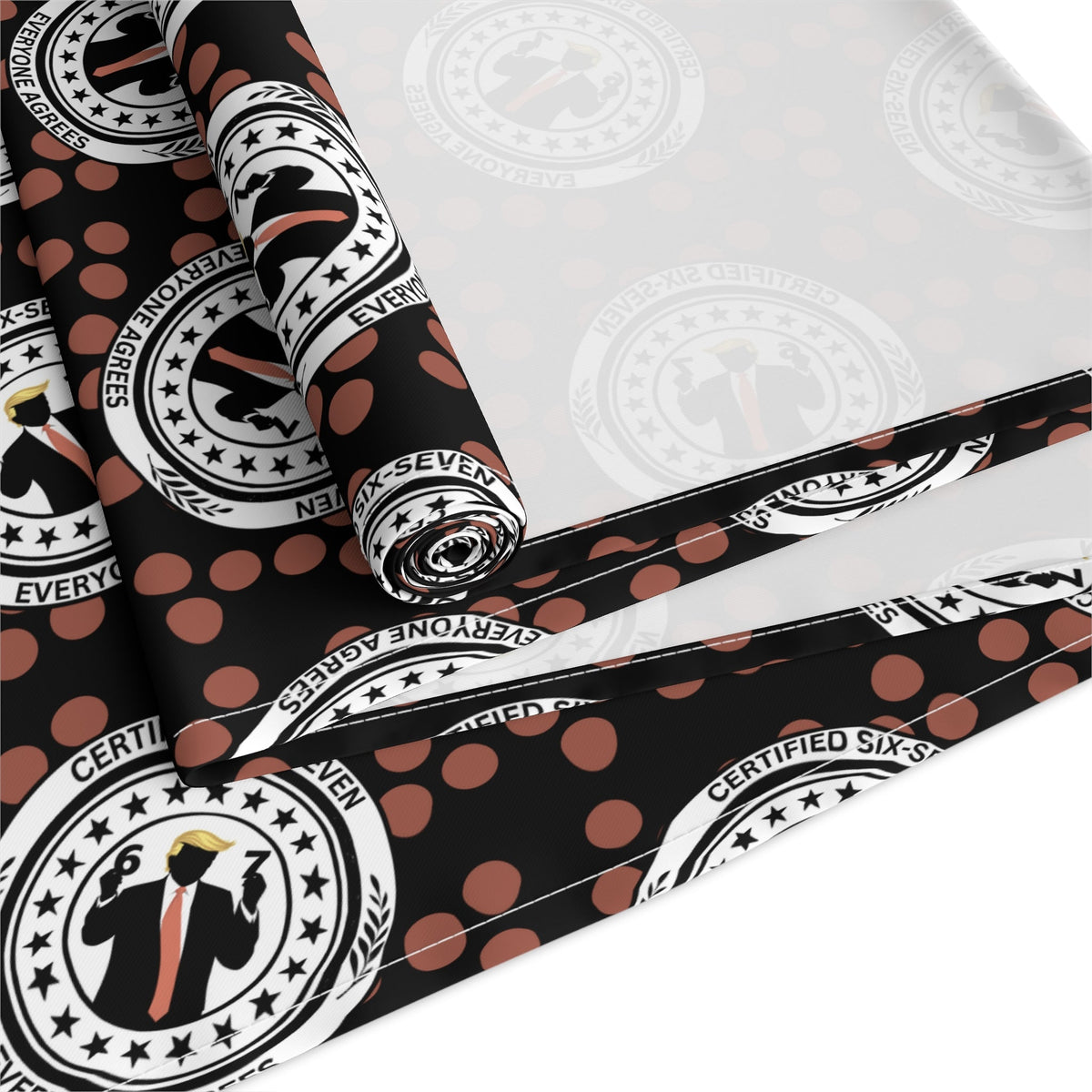 Certified Six Seven Table Runner – Political Parody Medallion Table Decor - Decor, Home, Tablecloths & Runners - EpiAl's Shop