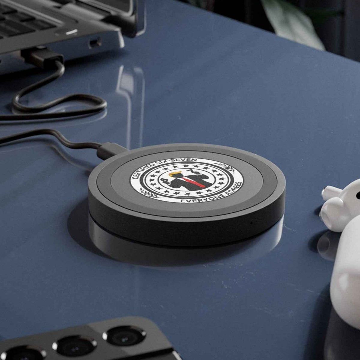 Certified Six-Seven Wireless Charger | Everyone Agrees Desk Charger - Chargers, Wireless, Phone - EpiAl's Shop