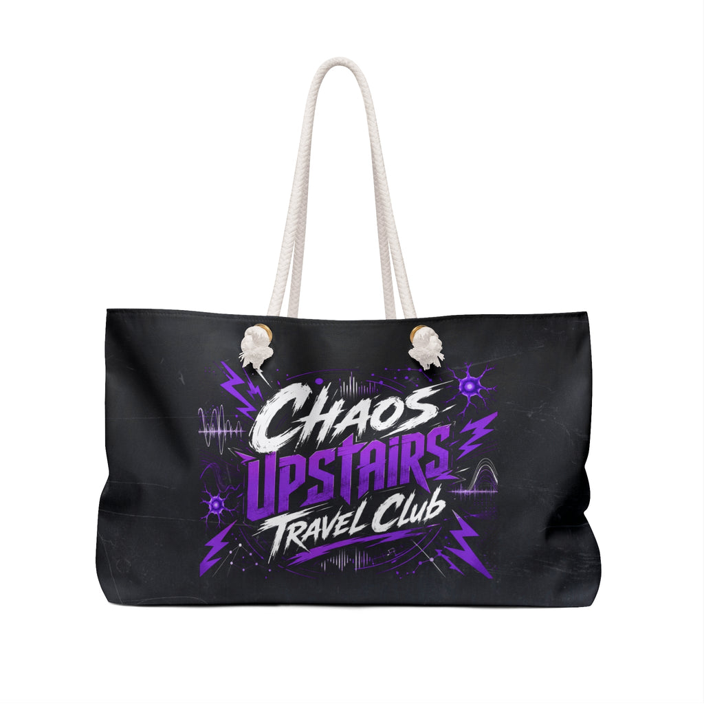 Chaos Upstairs Travel Club Weekender Bag - Bags, Weekender - EpiAl's Shop