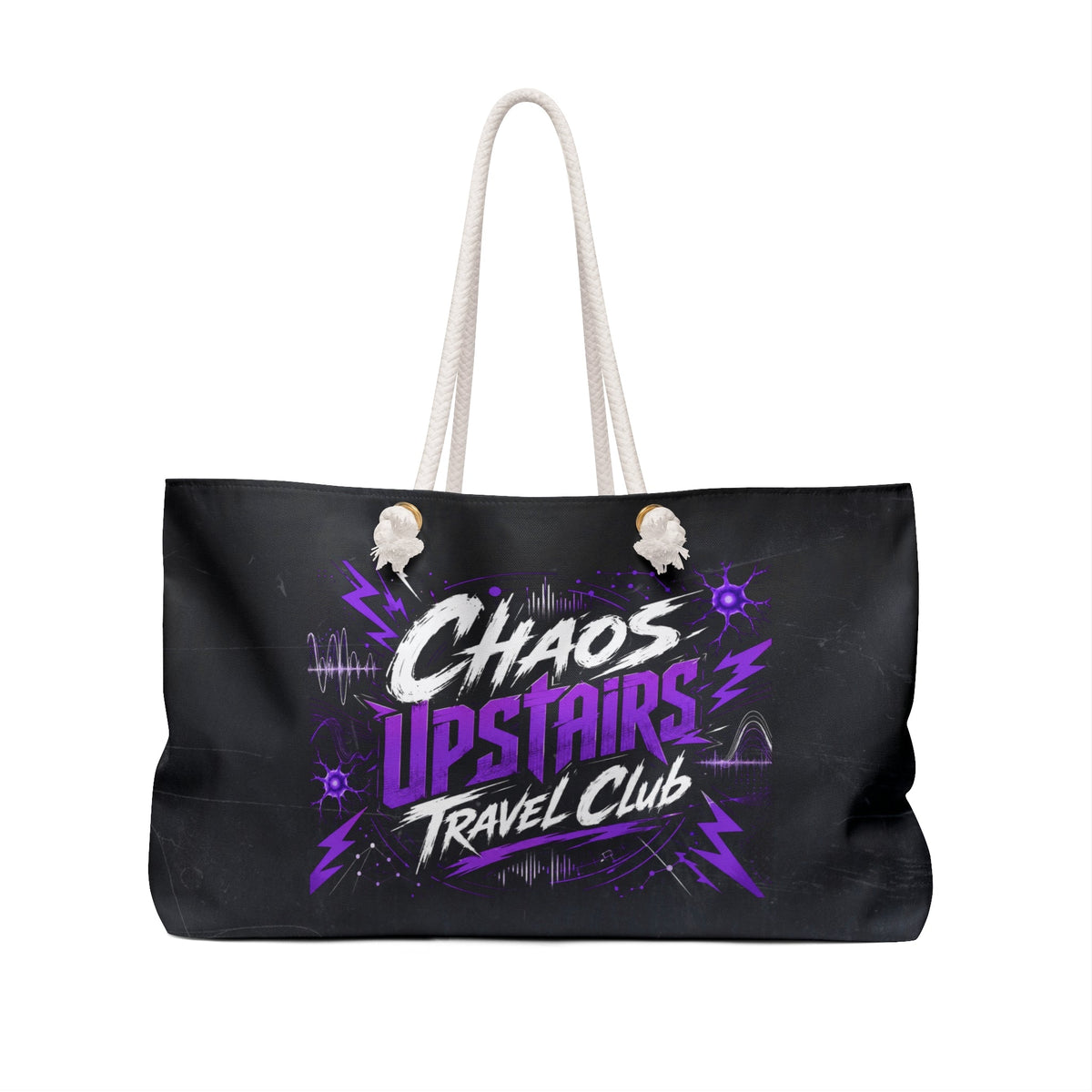 Chaos Upstairs Travel Club Weekender Bag - Bags, Weekender - EpiAl's Shop
