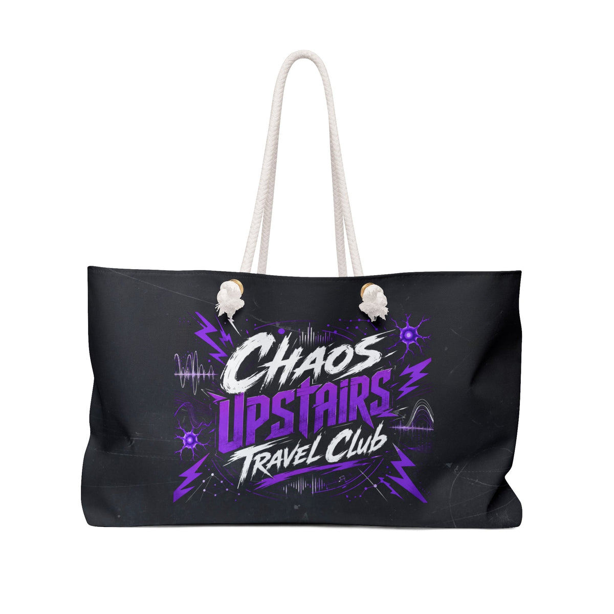 Chaos Upstairs Travel Club Weekender Bag - Bags, Weekender - EpiAl's Shop