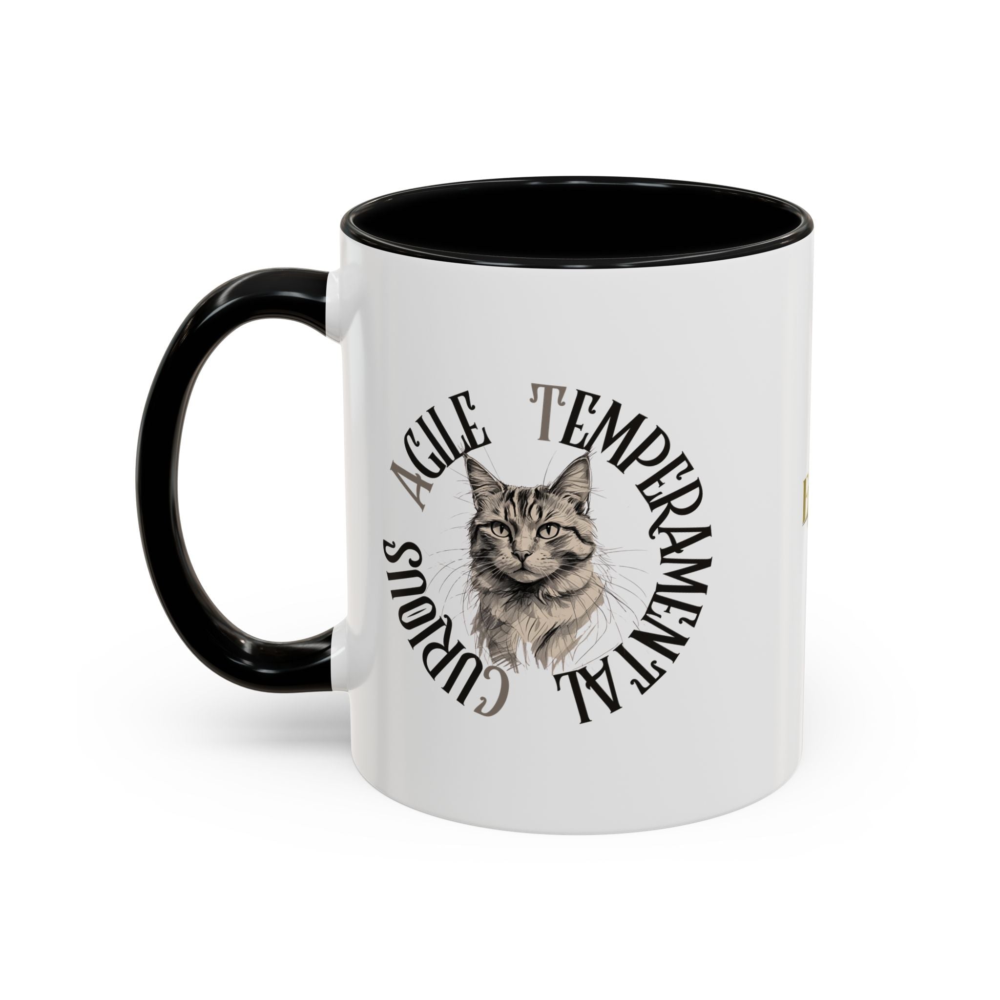 Charming Cat Accent Coffee Mug - Drinkware, Coffee Mugs - EpiAl's Shop