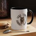 Charming Cat Accent Coffee Mug - Drinkware, Coffee Mugs - EpiAl's Shop