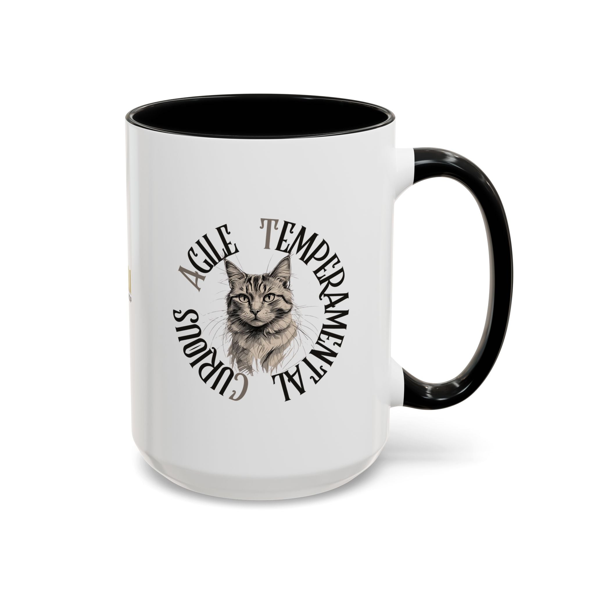 Charming Cat Accent Coffee Mug - Drinkware, Coffee Mugs - EpiAl's Shop