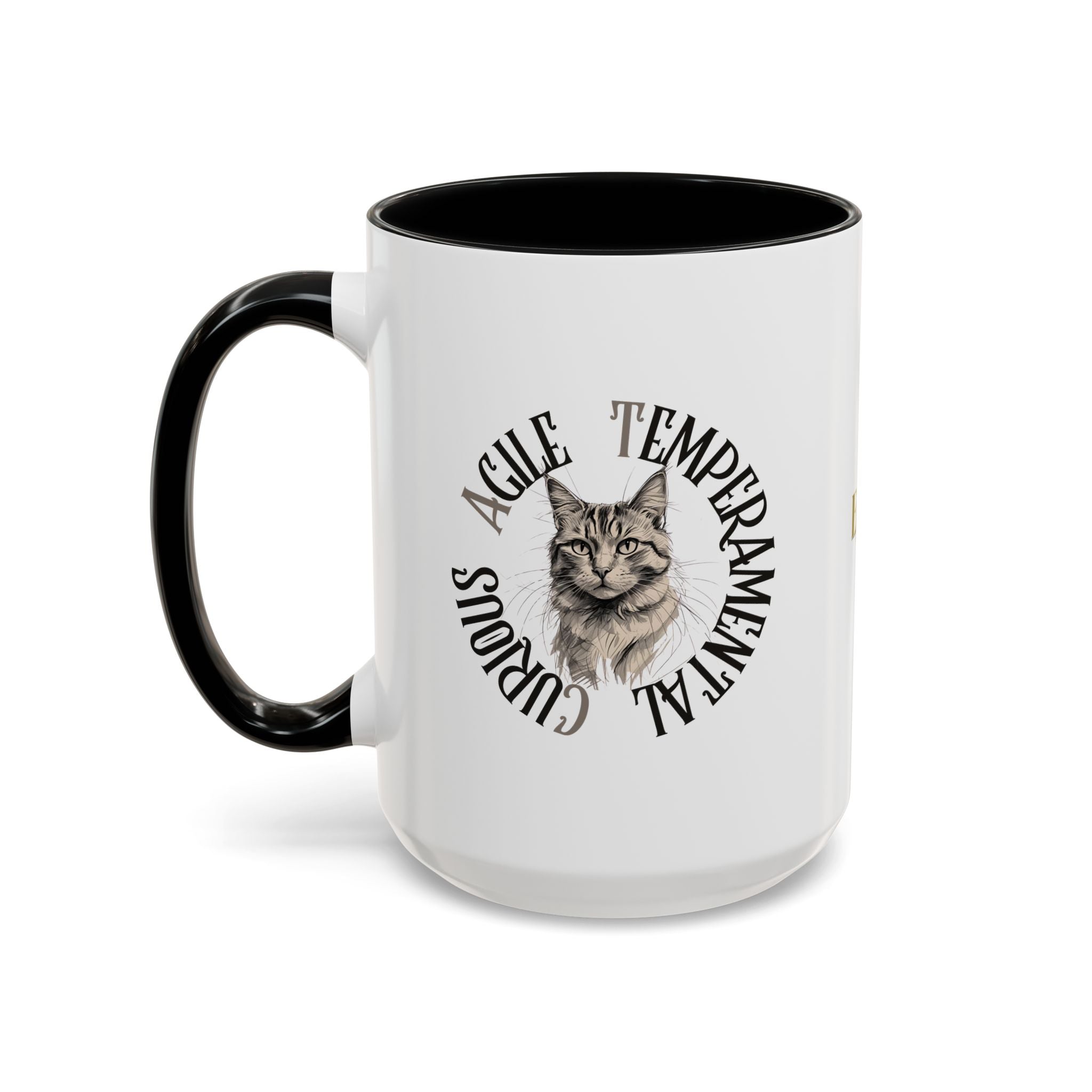 Charming Cat Accent Coffee Mug - Drinkware, Coffee Mugs - EpiAl's Shop