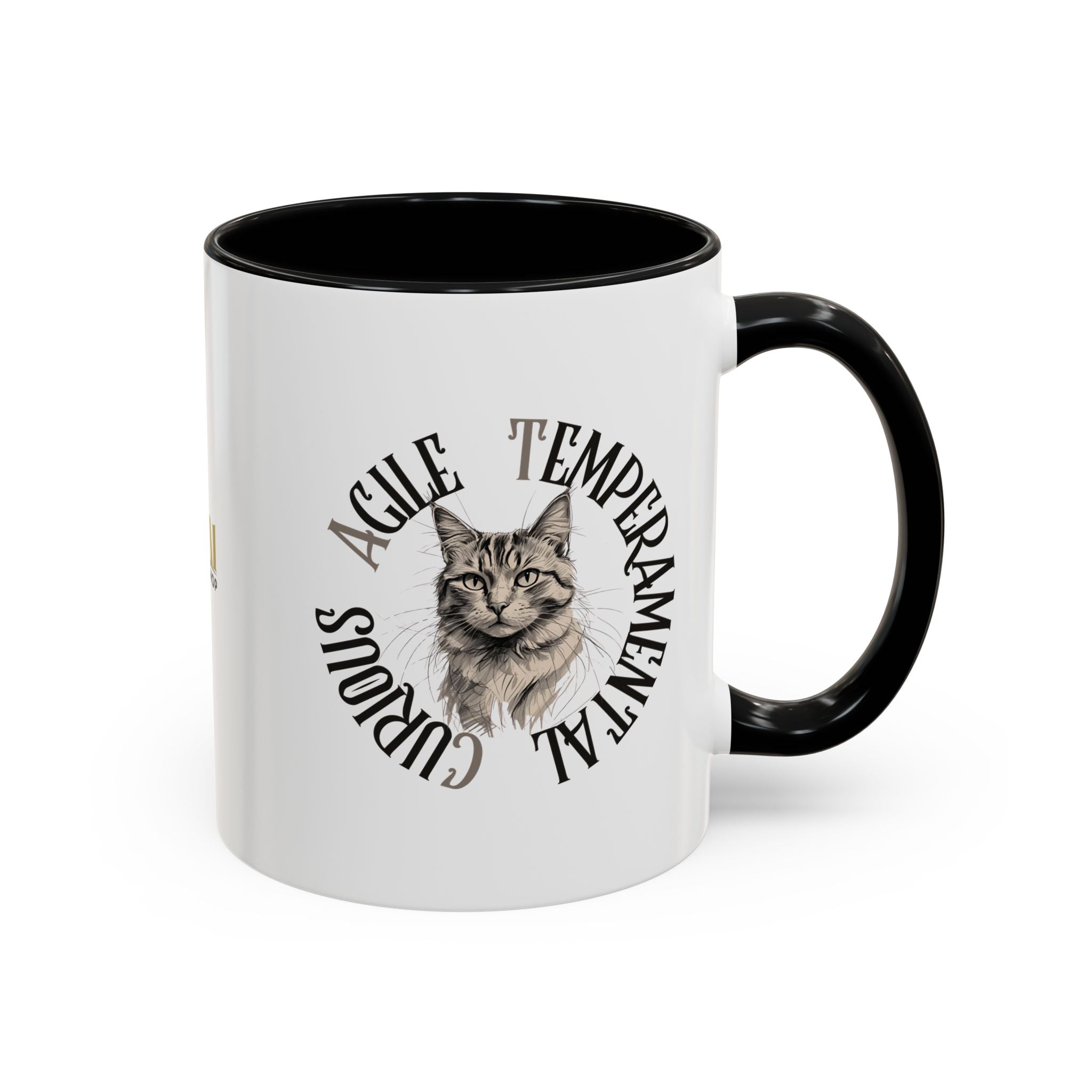 Charming Cat Accent Coffee Mug - Drinkware, Coffee Mugs - EpiAl's Shop