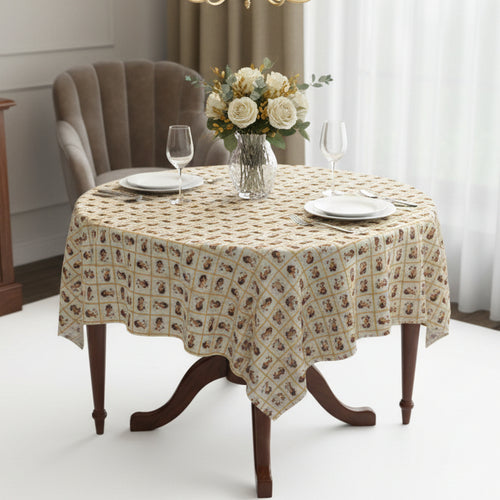 Charming Golden Cat Lady Tablecloth - Decor, Dining, Table Decor - EpiAl's Shop