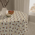 Charming Golden Cat Lady Tablecloth - Decor, Dining, Table Decor - EpiAl's Shop