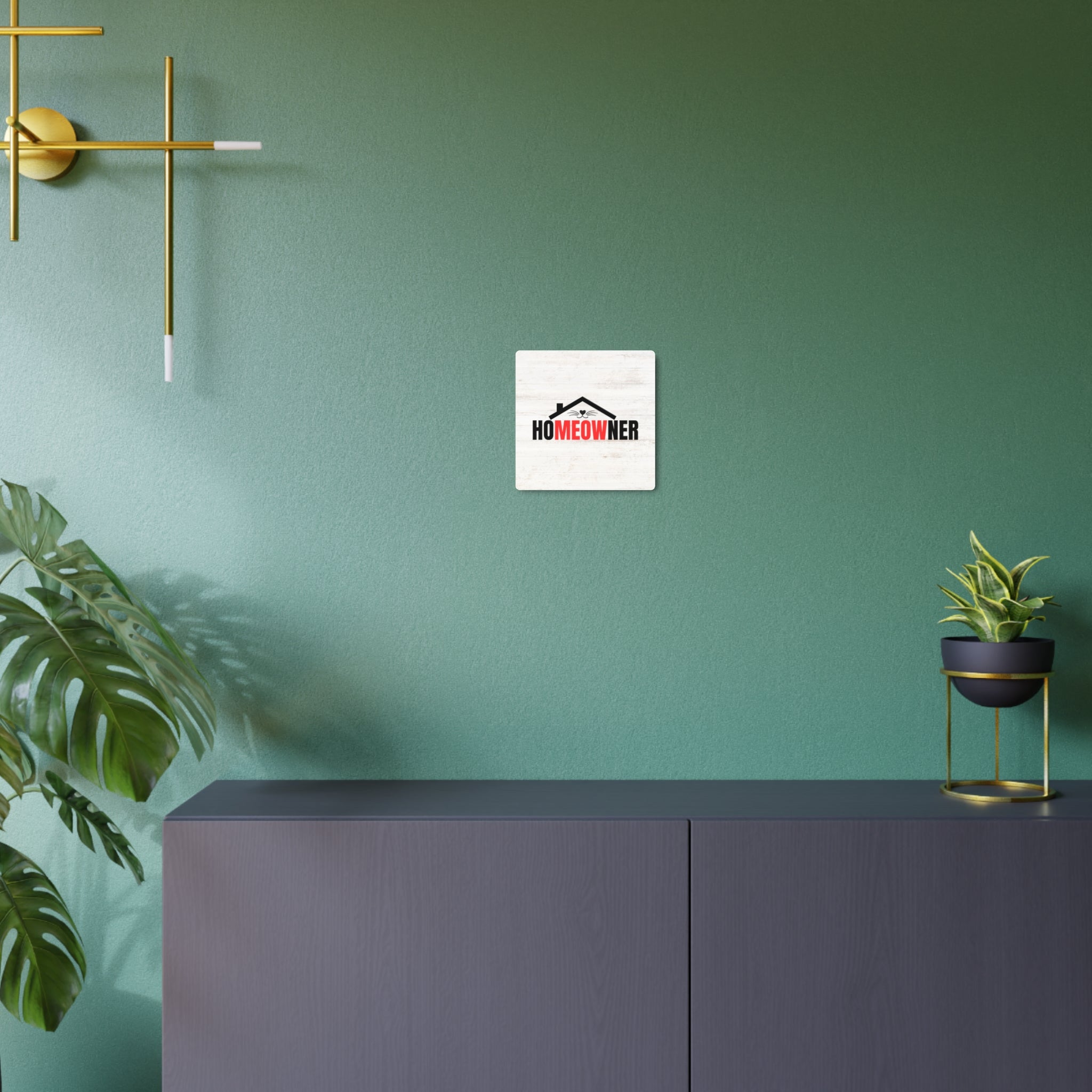 Charming Metal Art Sign for Cat Lovers - "HoMEOWner" Wall Decor - Decor, Home, Artwork - EpiAl's Shop