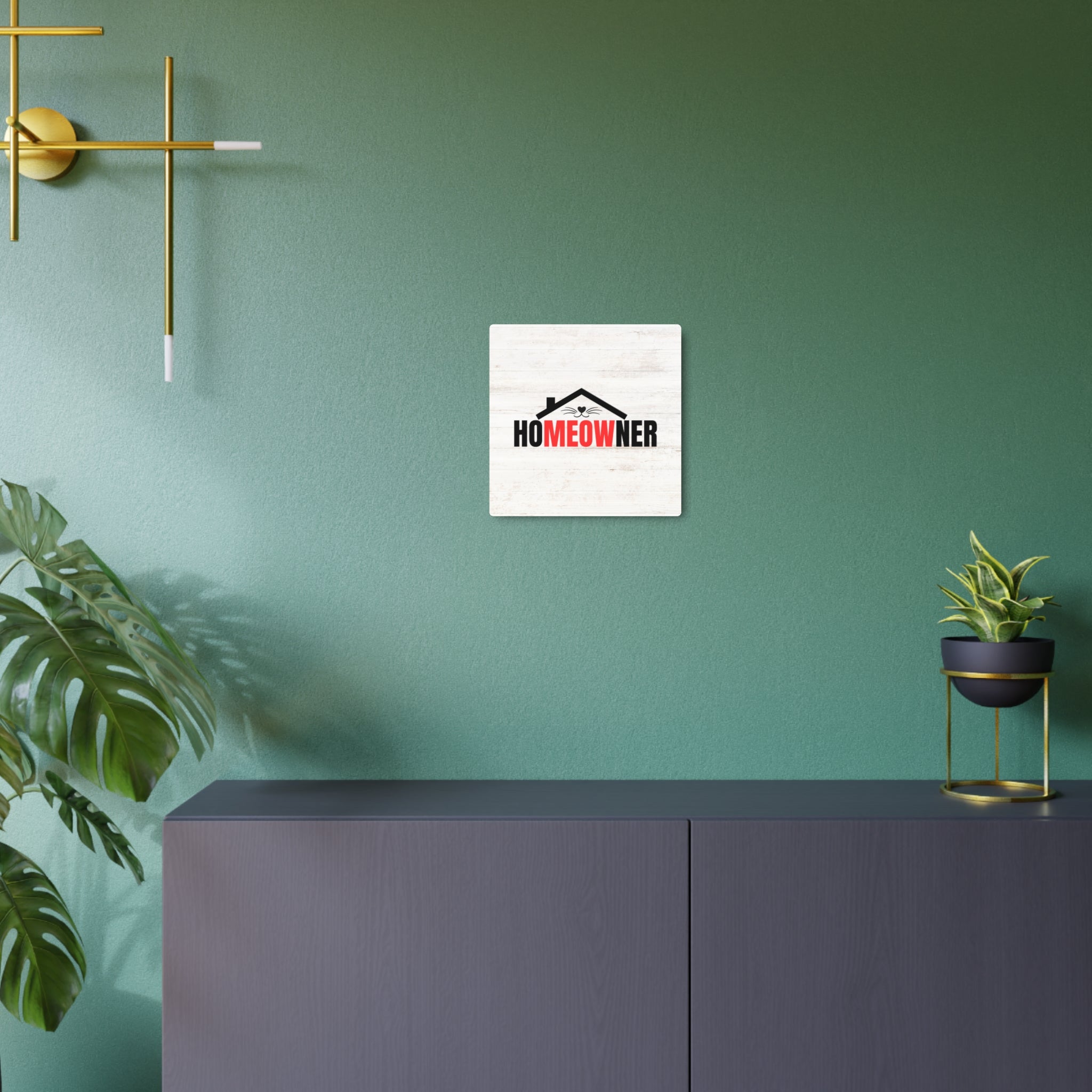 Charming Metal Art Sign for Cat Lovers - "HoMEOWner" Wall Decor - Decor, Home, Artwork - EpiAl's Shop