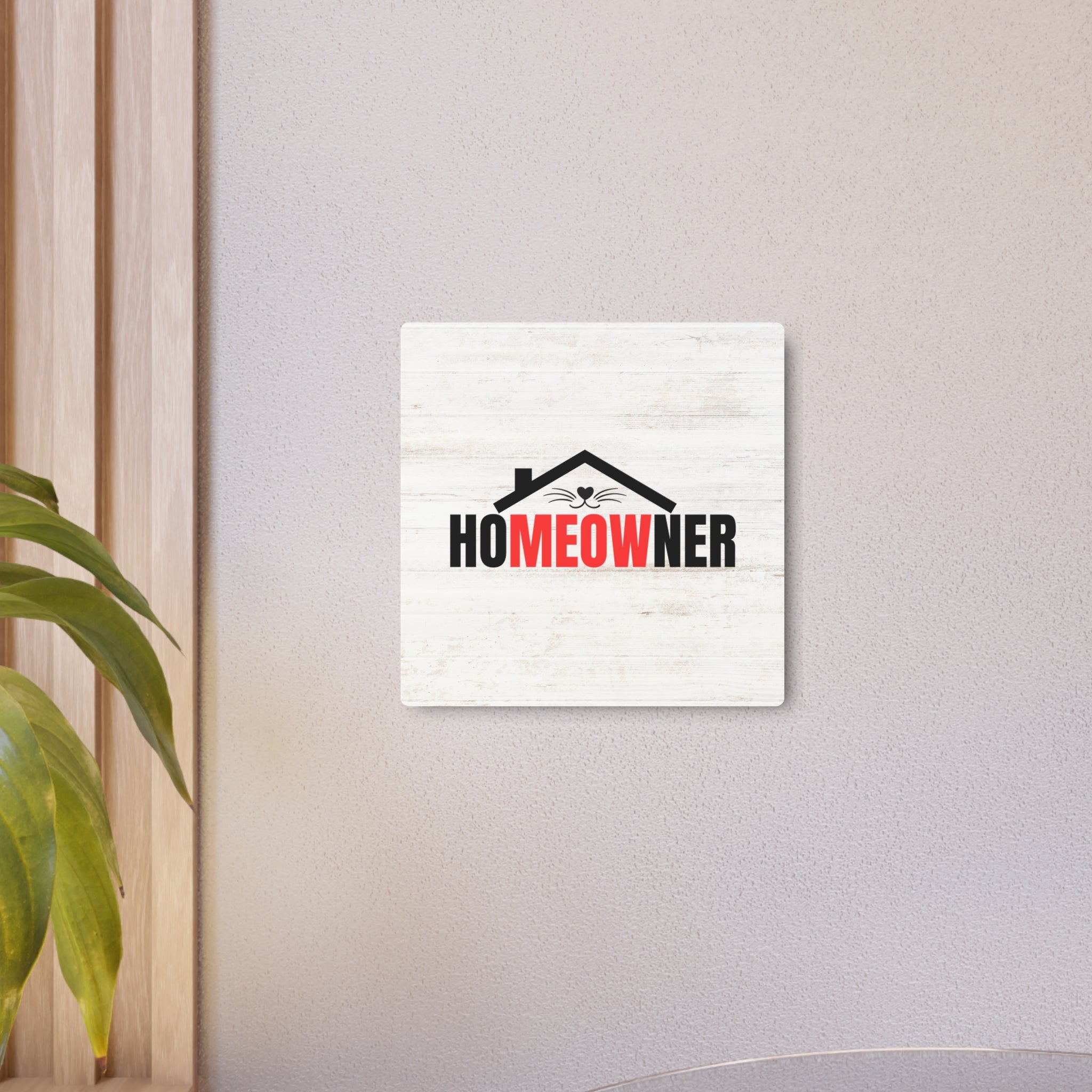 Charming Metal Art Sign for Cat Lovers - "HoMEOWner" Wall Decor - Decor, Home, Artwork - EpiAl's Shop