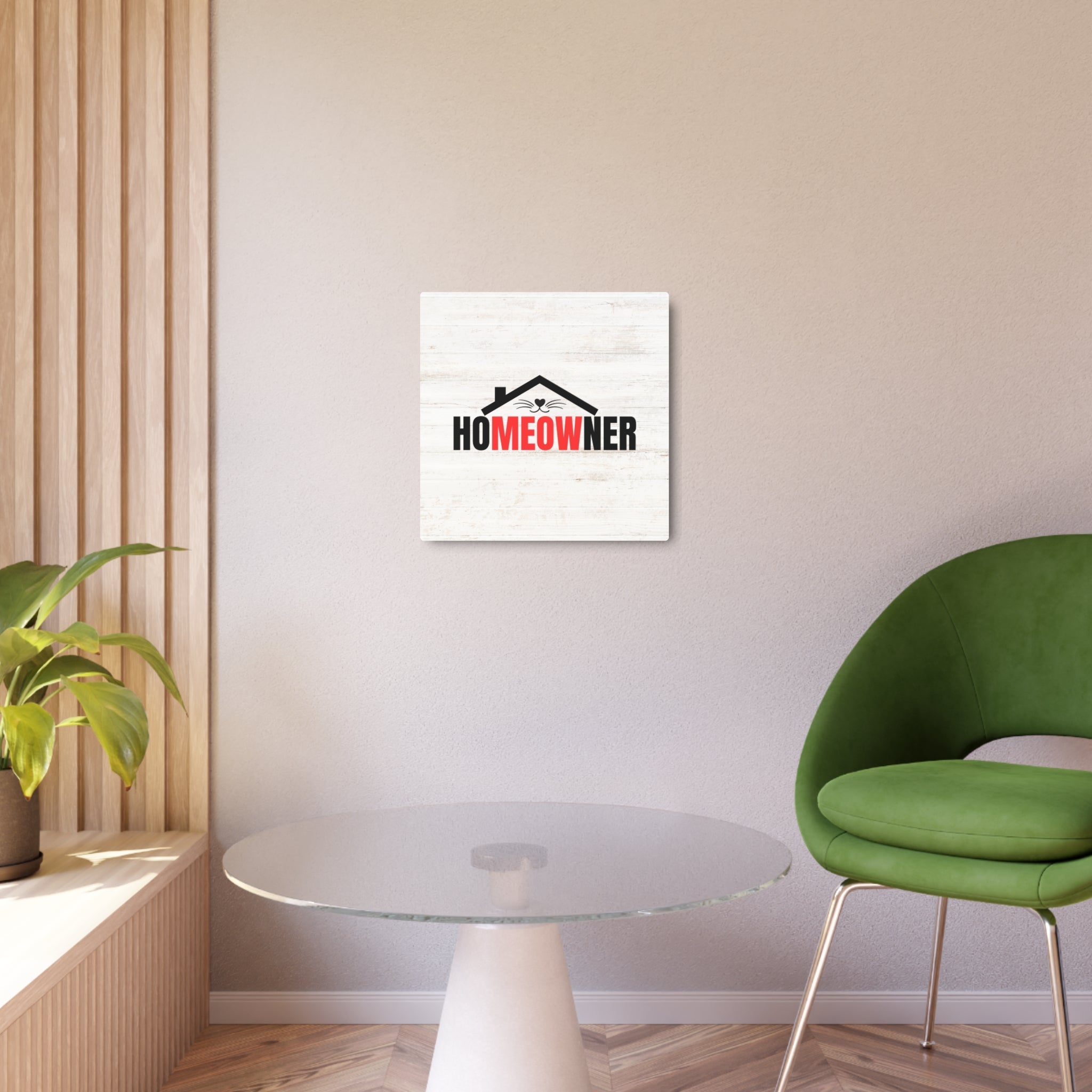 Charming Metal Art Sign for Cat Lovers - "HoMEOWner" Wall Decor - Decor, Home, Artwork - EpiAl's Shop