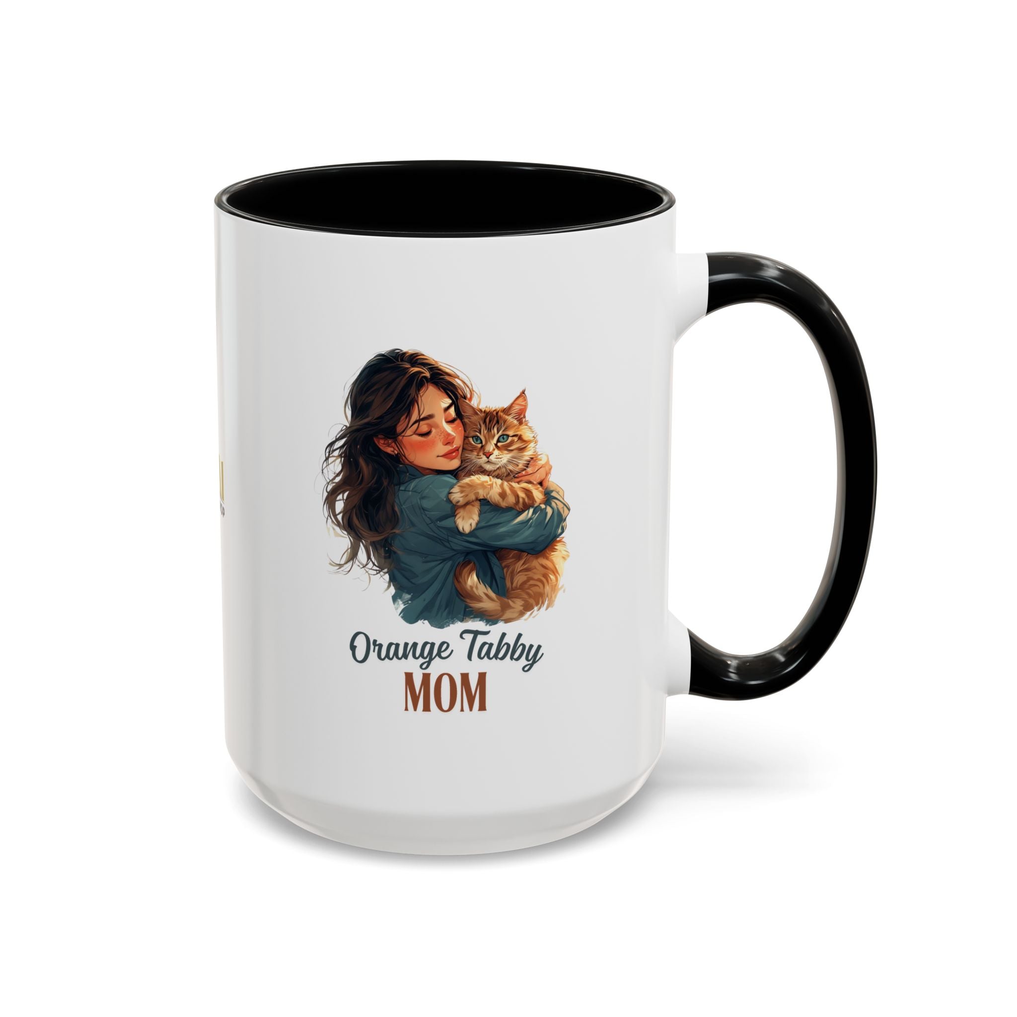 Charming Orange Tabby Mom Coffee Mug – Perfect Gift for Cat Lovers - Drinkware, Coffee Mugs - EpiAl's Shop
