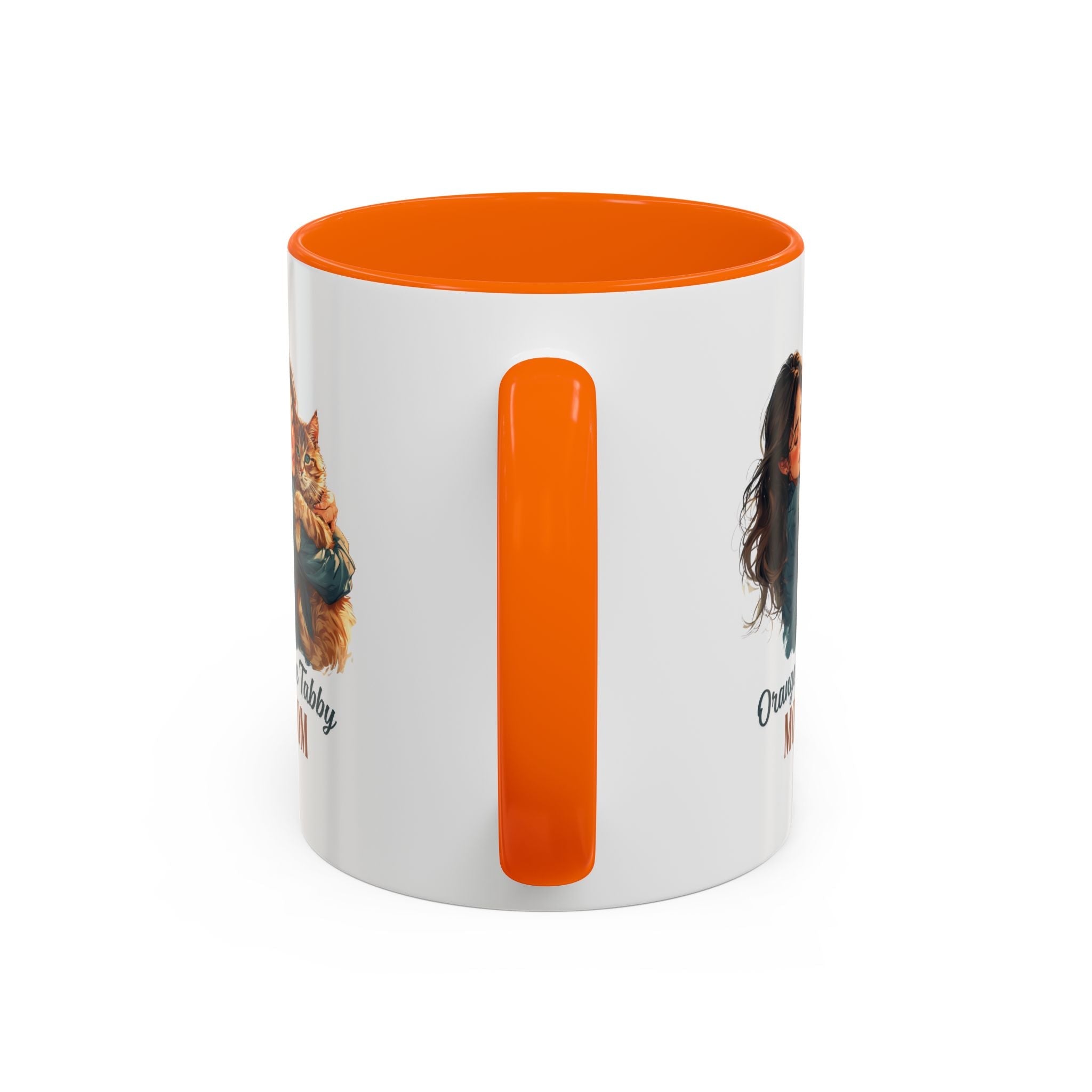 Charming Orange Tabby Mom Coffee Mug – Perfect Gift for Cat Lovers - Drinkware, Coffee Mugs - EpiAl's Shop