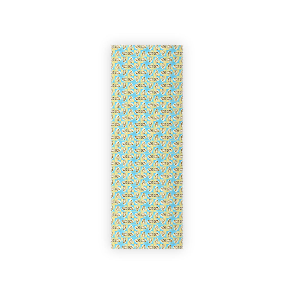 Cheerful Sunflower Kitty Gift Wrapping Paper Roll - Paper Products, Gift Wrapping Paper - EpiAl's Shop