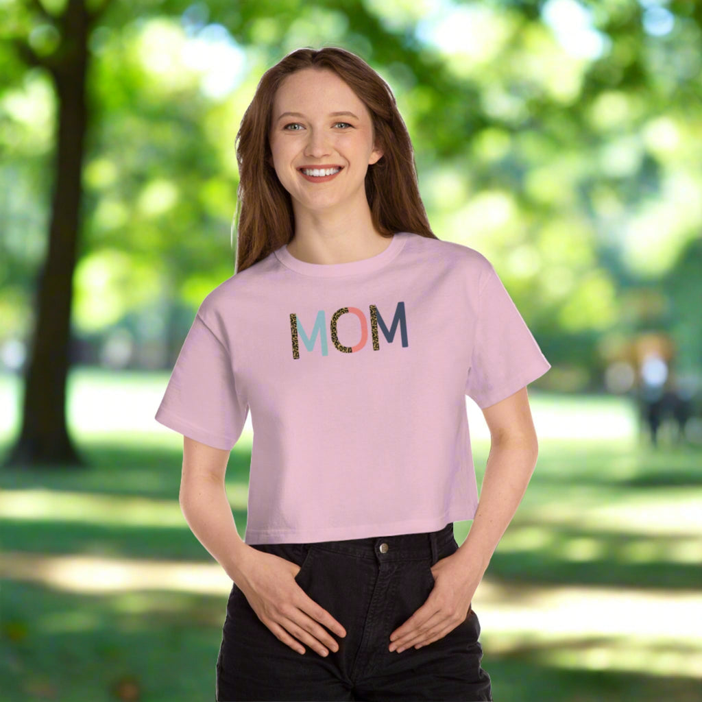 Cheetah Mom Women's Heritage Cropped T-Shirt - EpiAl's Shop