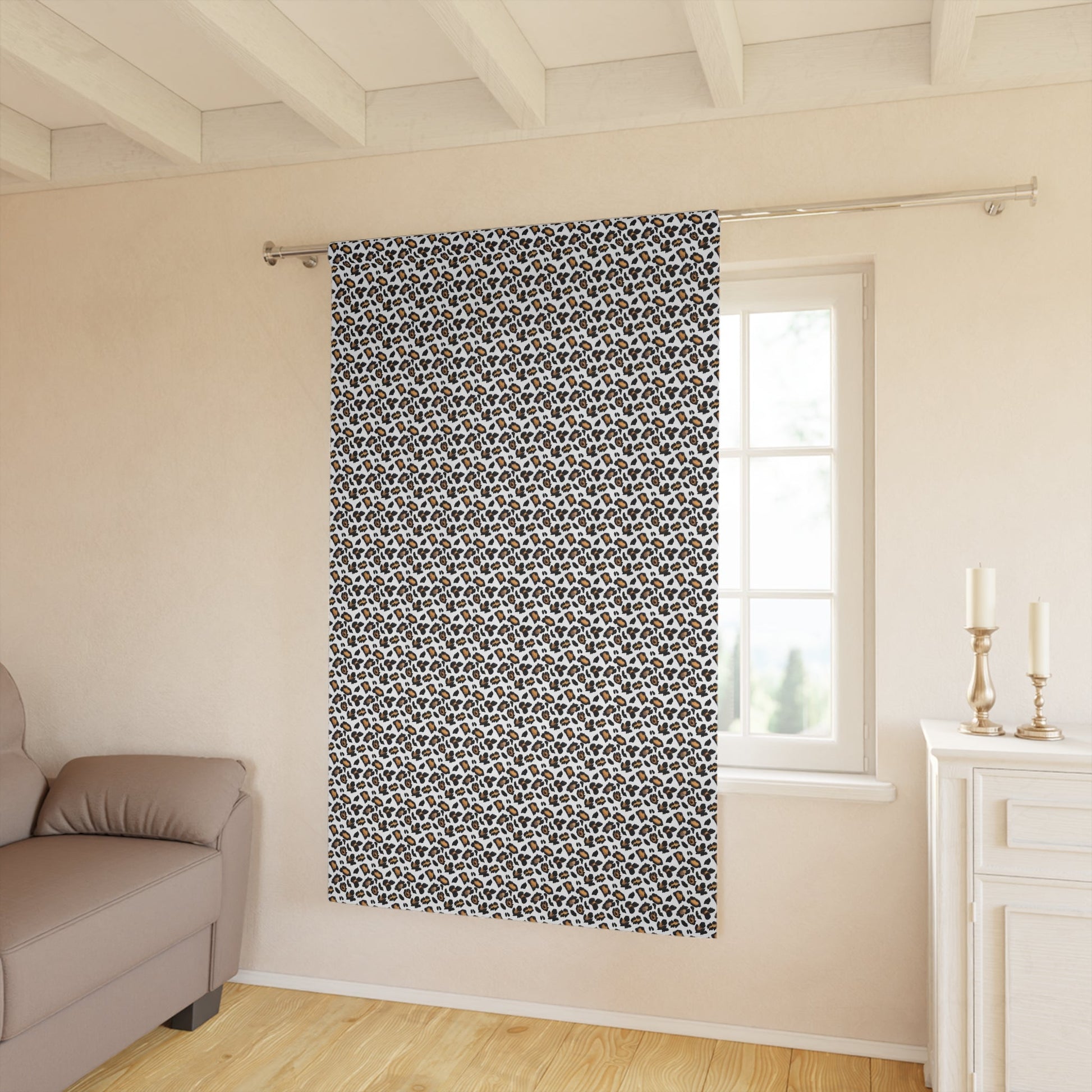 Cheetah Window Curtains (1 Piece) - Home Decor - Epileptic Al’s Shop