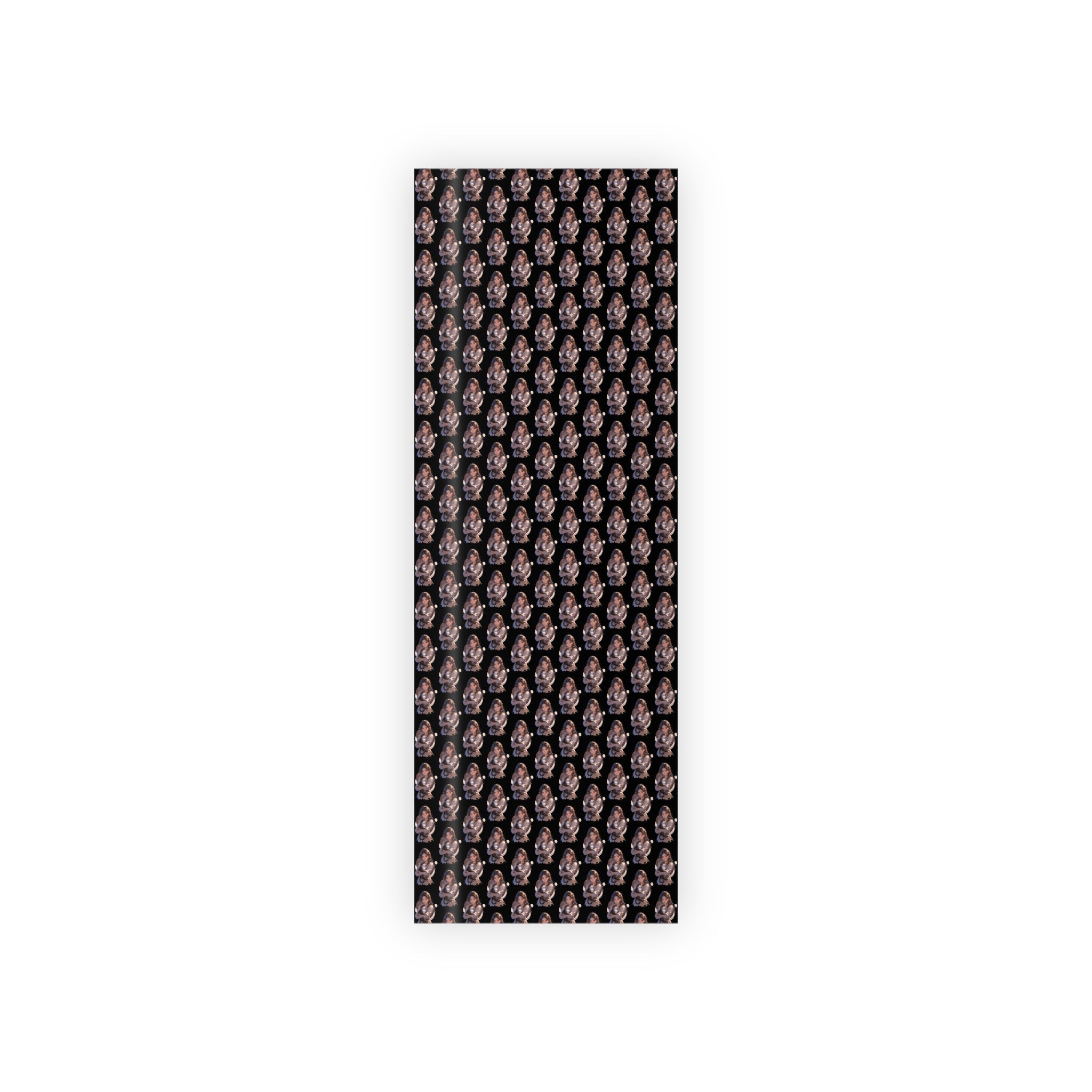 Chic Black Anime Cat Lady Gift Wrapping Paper Roll - Paper Products, Gift Wrapping Paper - EpiAl's Shop