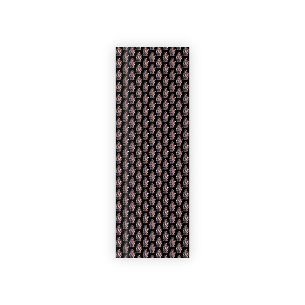 Chic Black Anime Cat Lady Gift Wrapping Paper Roll - Paper Products, Gift Wrapping Paper - EpiAl's Shop