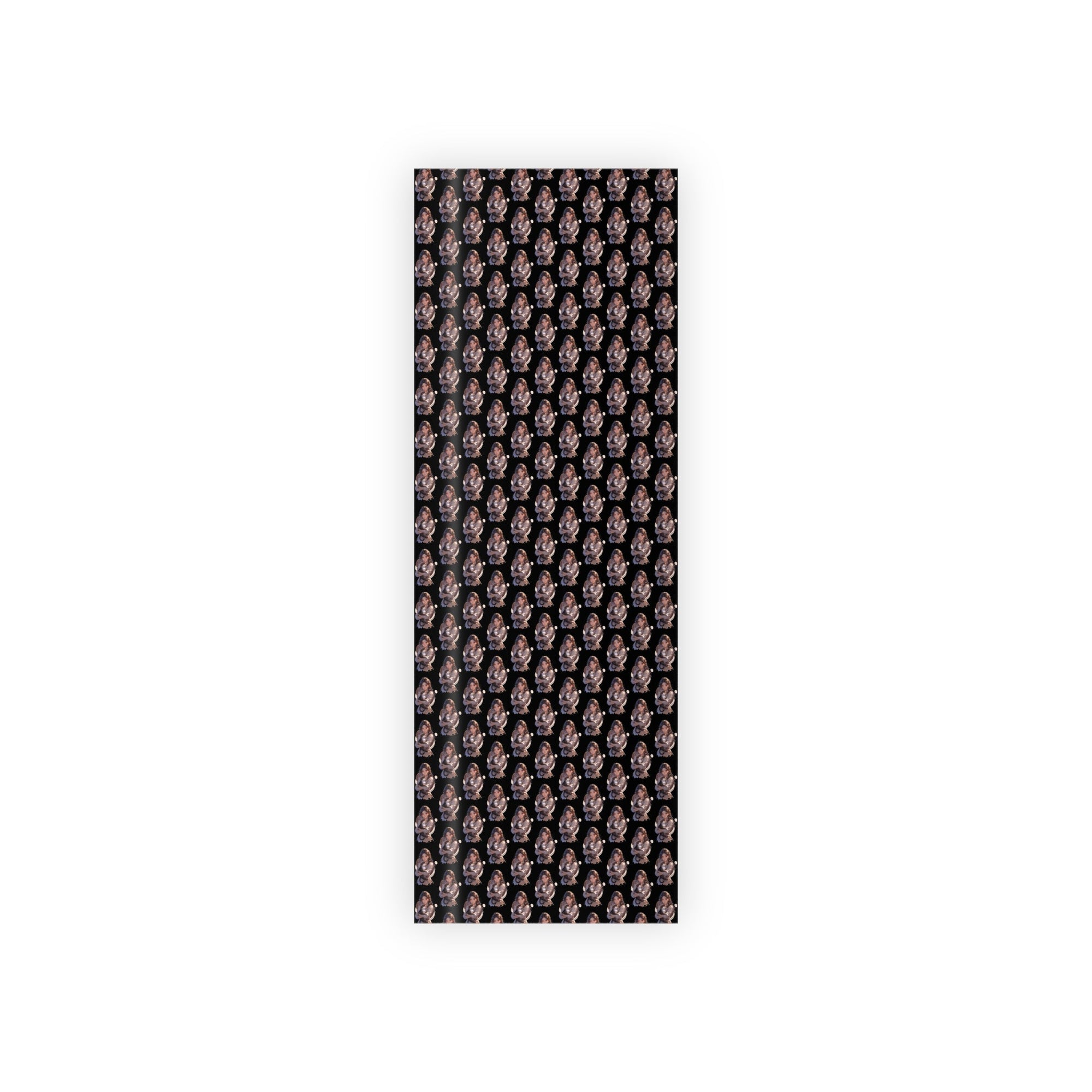 Chic Black Anime Cat Lady Gift Wrapping Paper Roll - Paper Products, Gift Wrapping Paper - EpiAl's Shop