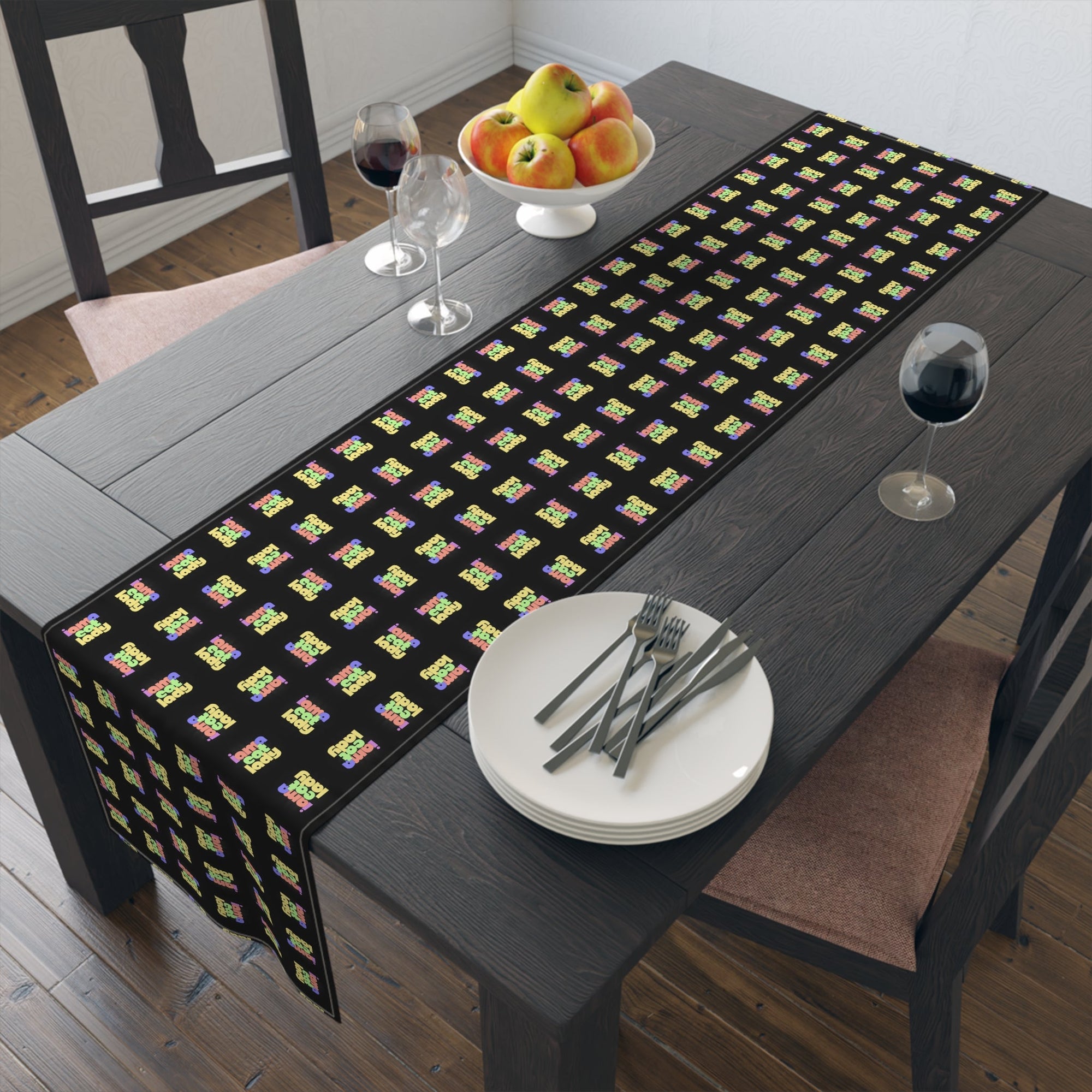 Chic Cat Lady Cotton Table Runner - Decor, Dining, Table Decor - EpiAl's Shop