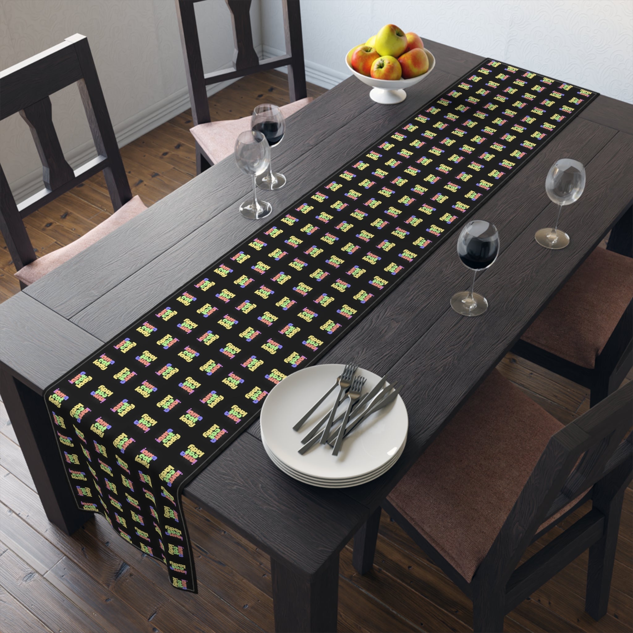 Chic Cat Lady Cotton Table Runner - Decor, Dining, Table Decor - EpiAl's Shop