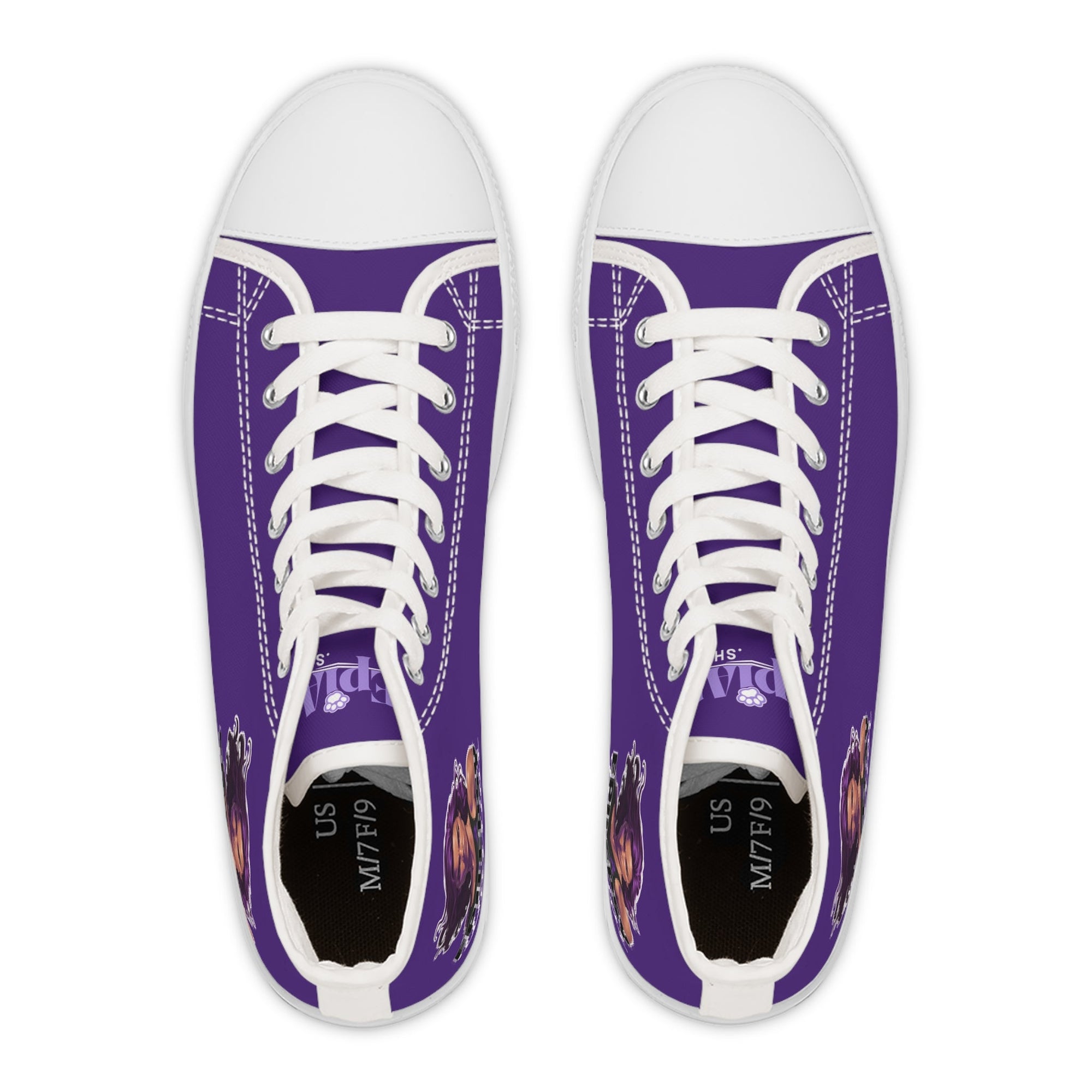 Chic Epilepsy Warrior Women's High Top Sneakers - Shoes & Sneakers - EpiAl's Shop