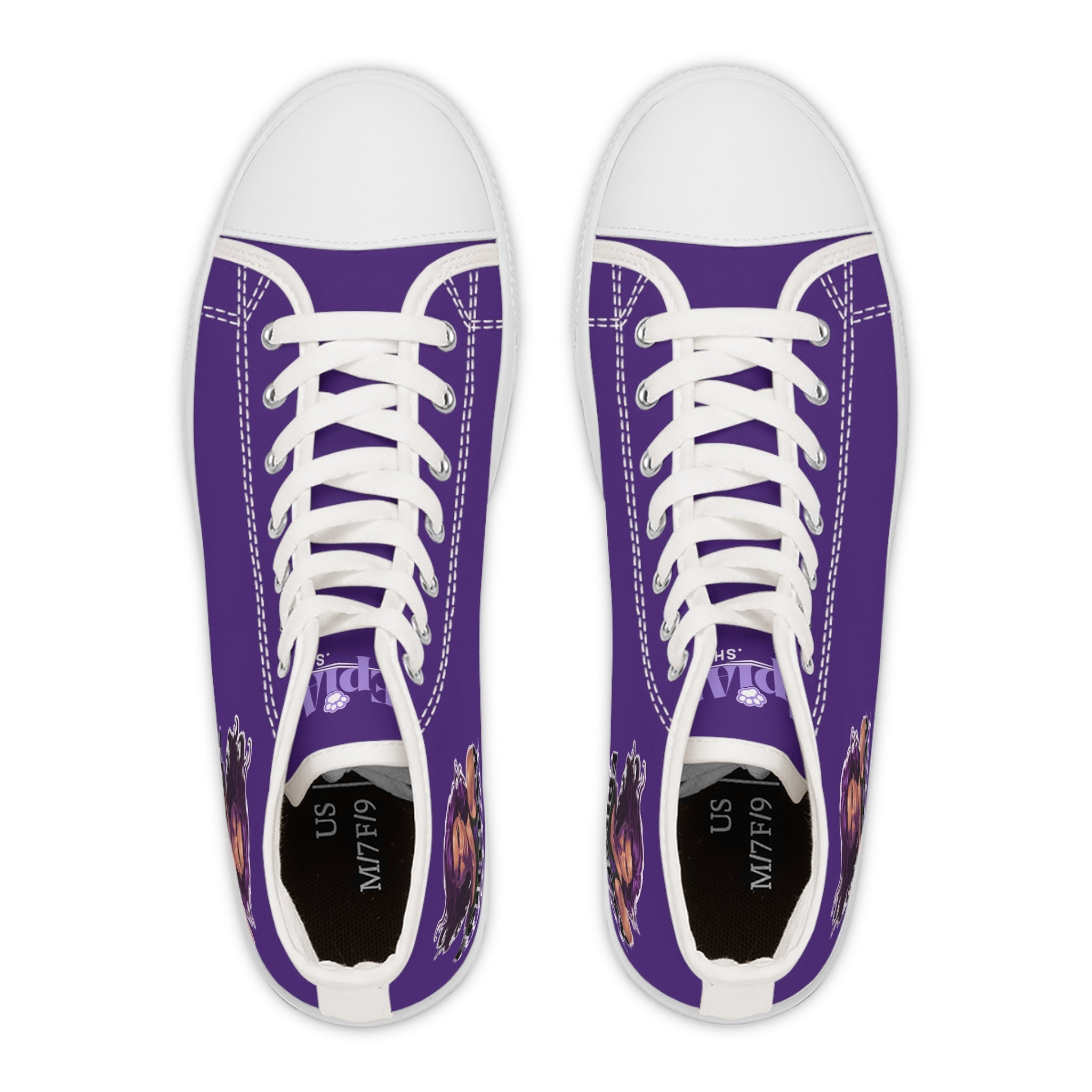 Chic Epilepsy Warrior Women's High Top Sneakers - Shoes & Sneakers - EpiAl's Shop