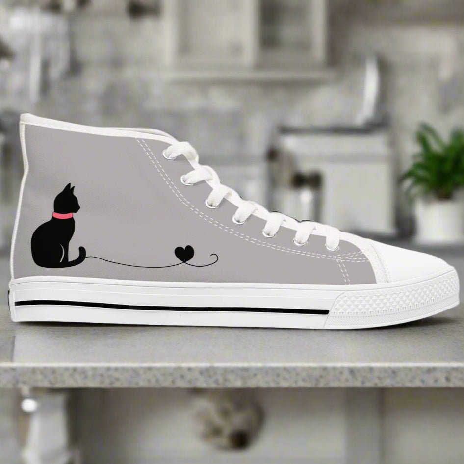 Chic Kitty Women's High Top Sneakers - Shoes & Sneakers - EpiAl's Shop