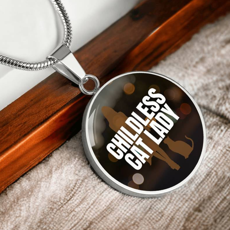 Childless Cat Lady Necklace - Jewelry - Epileptic Al’s Shop