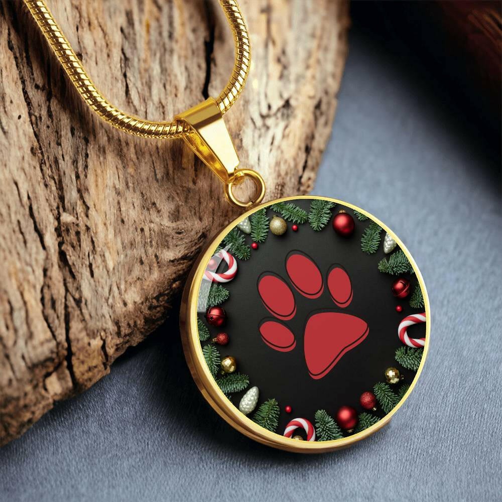 Christmas Paw Necklace - EpiAl's Shop