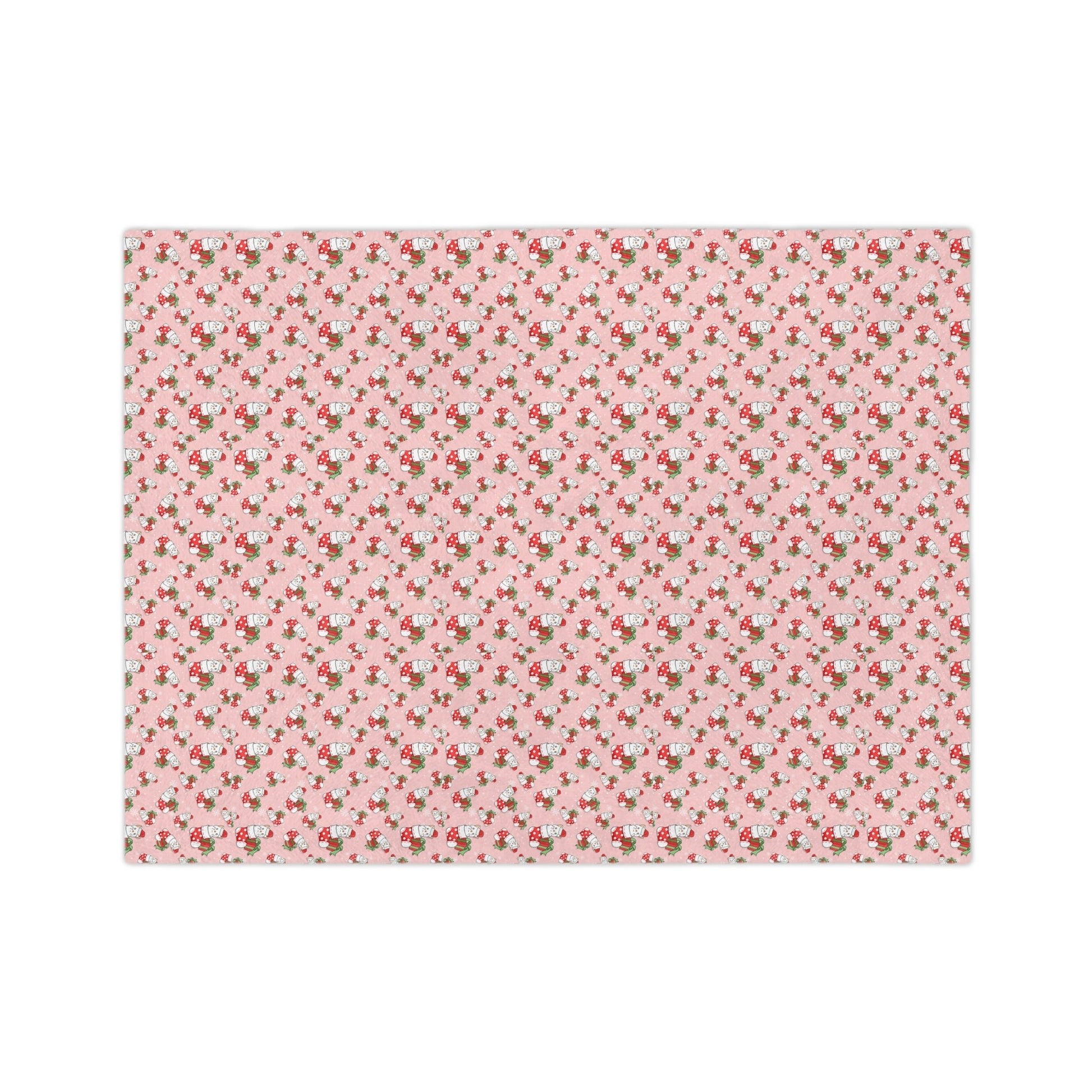Christmas Stocking Kitty Velveteen Minky Blanket - Home Decor - Epileptic Al’s Shop