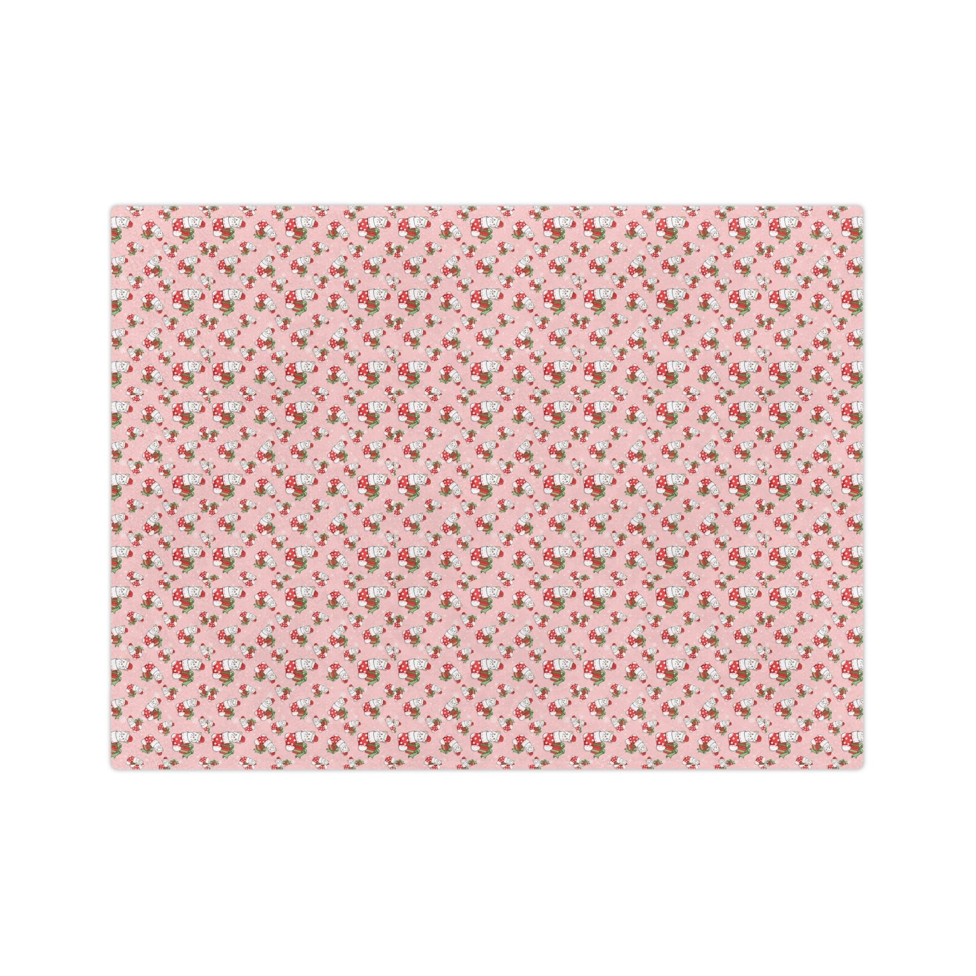 Christmas Stocking Kitty Velveteen Minky Blanket - Home Decor - Epileptic Al’s Shop