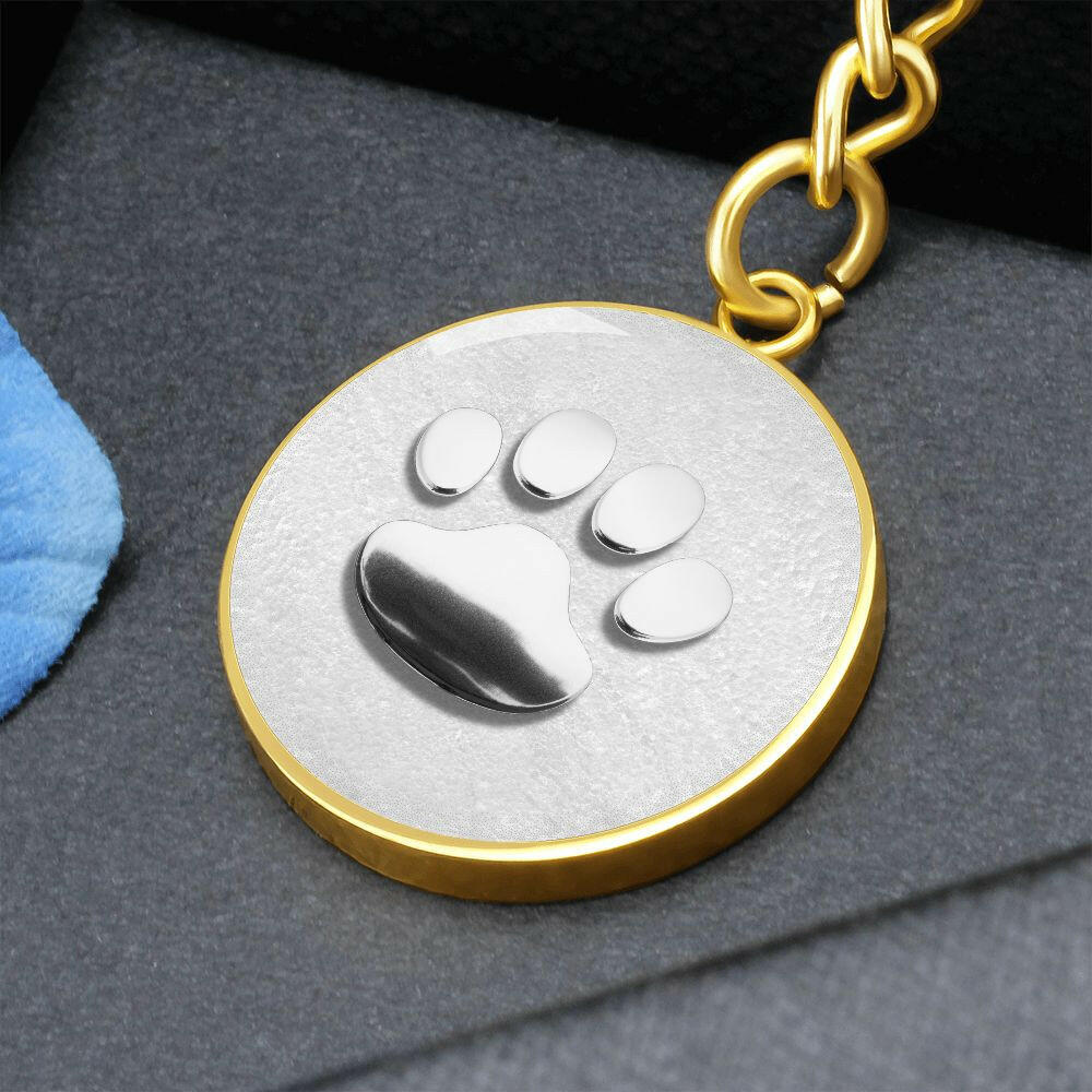 Chrome Paw Keychain - Jewelry - Epileptic Al’s Shop