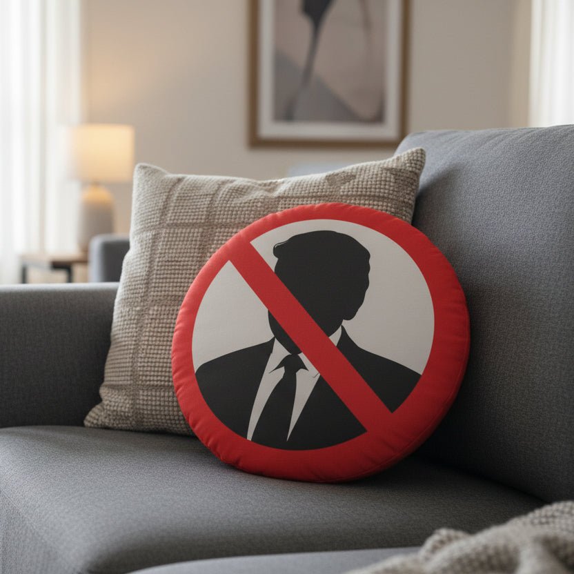 Circular Statement Pillow — Clear, No Commentary Needed - Decor, Pillows, Shaped - EpiAl's Shop