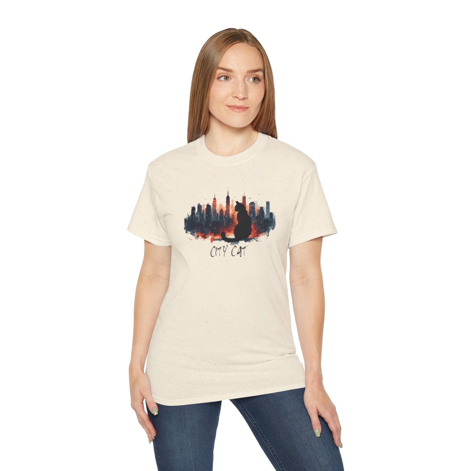 City Cat Unisex Graphic Tee - Clothing, T-shirts - EpiAl's Shop