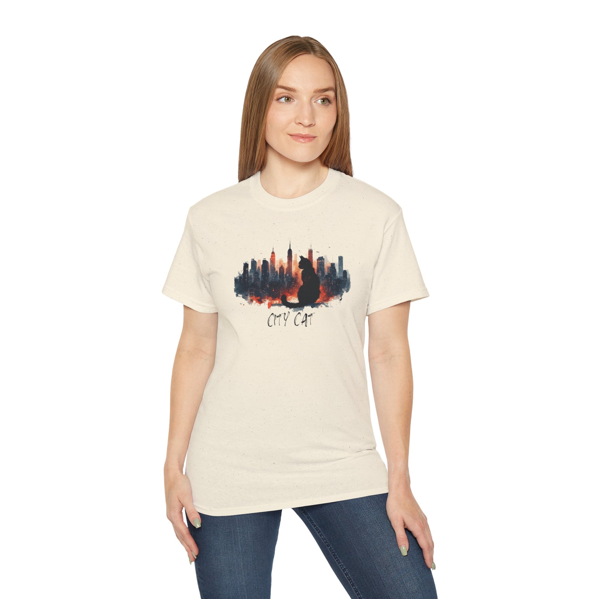 City Cat Unisex Graphic Tee - Clothing, T-shirts - EpiAl's Shop