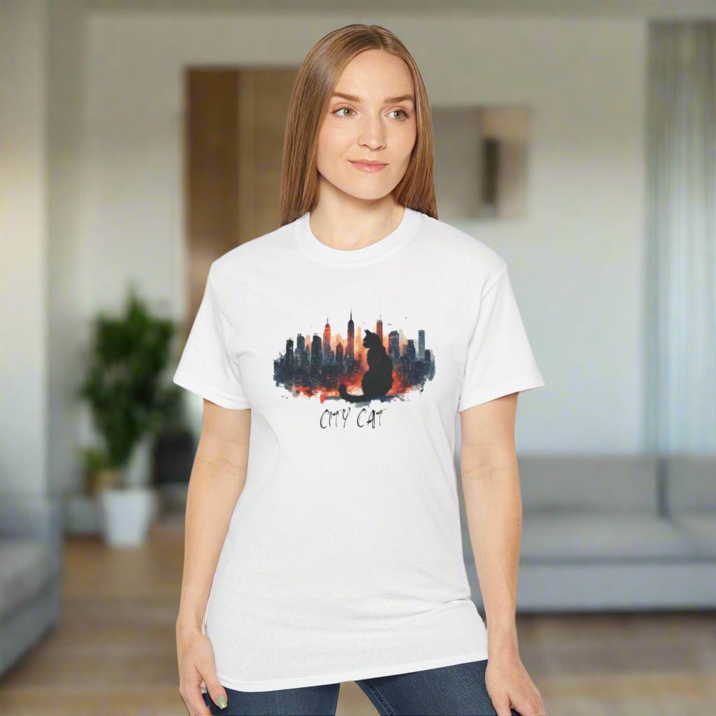 City Cat Unisex Graphic Tee - Clothing, T-shirts - EpiAl's Shop