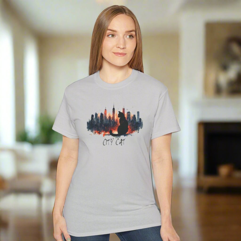 City Cat Unisex Graphic Tee - Clothing, T-shirts - EpiAl's Shop