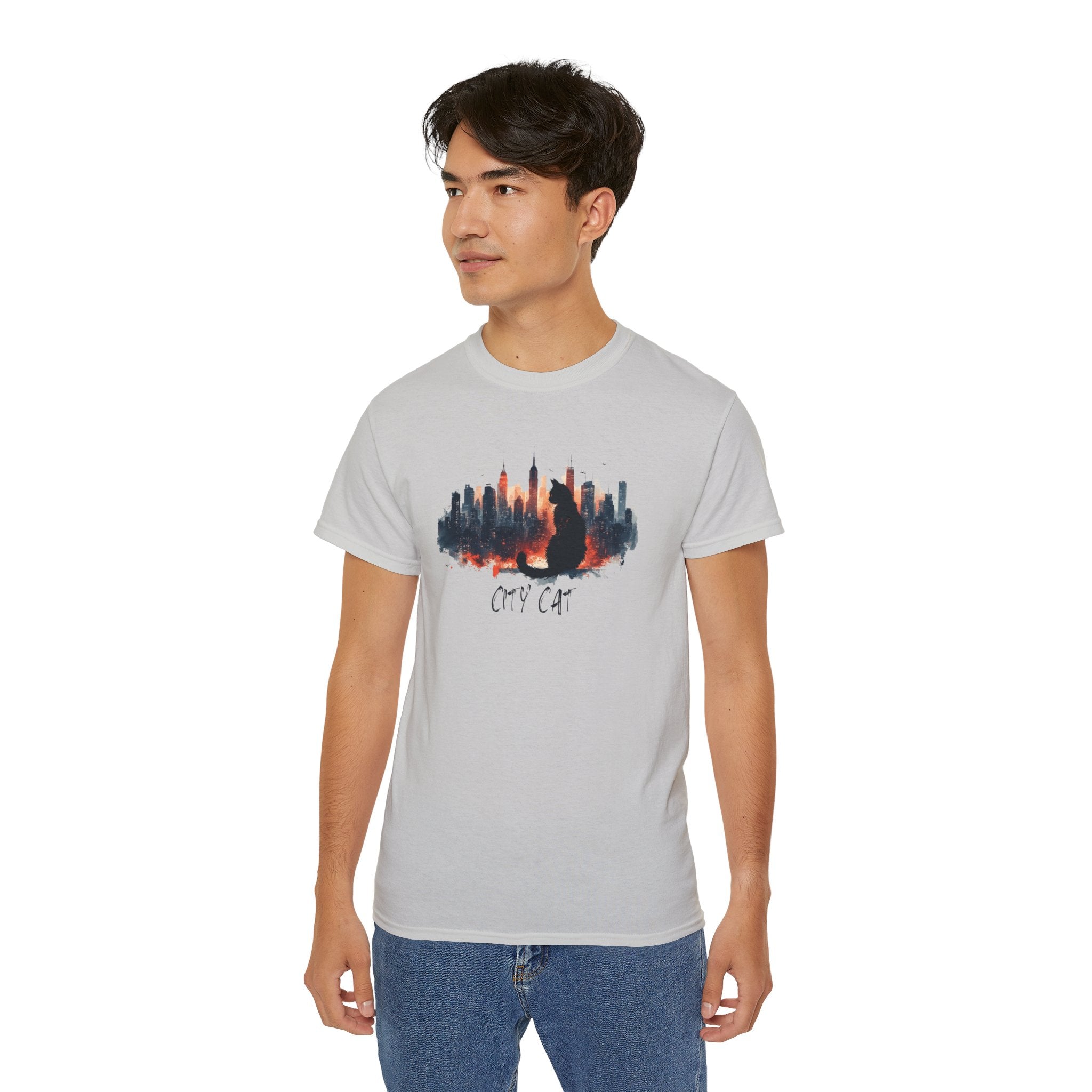 City Cat Unisex Graphic Tee - Clothing, T-shirts - EpiAl's Shop